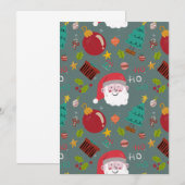 Kerstfeest Uitnodiging van Sinterklaas (Voorkant / Achterkant)