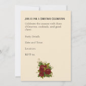 Kerstfeest Uitnodiging Vintage Sinterklaas (Achterkant)