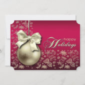 Kerstfeest Uitnodiging voor Kerstmis (Voorkant)