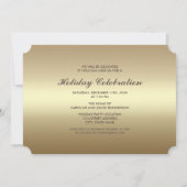 Kerstfeest Uitnodiging voor Kerstmis (Achterkant)