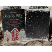 Kerstfeest uitnodiging Winter Kerstfeest