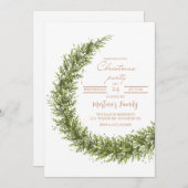 Kerstfeest uitnodigingen Kerstmis feestdag (Voorkant / Achterkant)