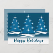 Kerstfeest Uitnodigingen Mooie Kerstkaarten op Maa (Voorkant / Achterkant)