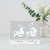 Kerstfeest Uitnodigingen Mooie Kerstkaarten op Maa (Staand voorkant)