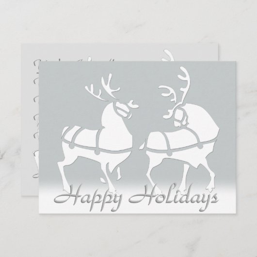 Kerstfeest Uitnodigingen Mooie Kerstkaarten op Maa (Voorkant / Achterkant)