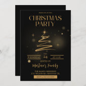 Kerstfeest Uitnodigingen Vakantie Party (Voorkant / Achterkant)