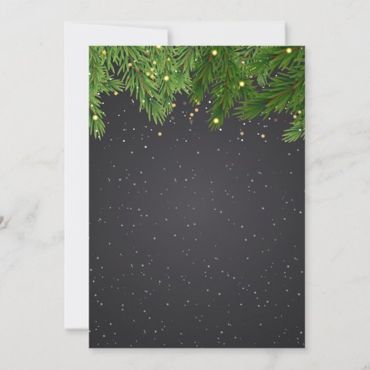 Kerstfeest Uitnodigingen Vakantie Party (Achterkant)