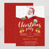 Kerstfeest Uitnodigingen Vakantie Party (Voorkant / Achterkant)