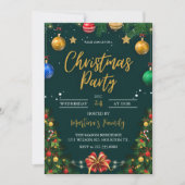 Kerstfeest Uitnodigingen Vakantie Party (Voorkant)