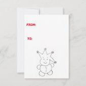 Kerstfeest Uitnodigingen Zalnok (Achterkant)