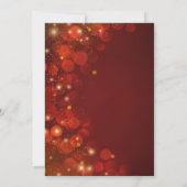 Kerstfeest Uitnodigingsfolder Kaart (Achterkant)