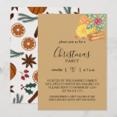Kerstfeest Uitnodigingskaart Kaart (Voorkant / Achterkant)