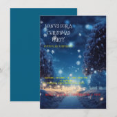 Kerstfeest uitnodigingskaarten kaart (Voorkant / Achterkant)