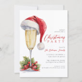 Kerstfeest Vakantie Cocktail Kaart (Voorkant)
