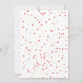 Kerstfeest vakantie cocktail Kerstwerk Kaart (Achterkant)