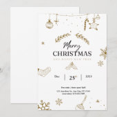 Kerstfeest Vakantie Feest Kinderen kerstmis xmas Kaart (Voorkant / Achterkant)