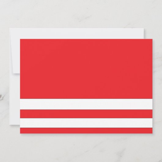 Kerstfeest van 7 x 5 inch Hartelijk dank, 2 zijdel Bedankkaart (Achterkant)