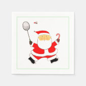 Kerstfeest van Badminton Servet (Voorkant)