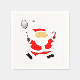 Kerstfeest van Badminton Servet