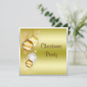 Kerstfeest van Baubles & Stars Kaart (Staand voorkant)