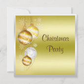 Kerstfeest van Baubles & Stars Kaart (Voorkant)