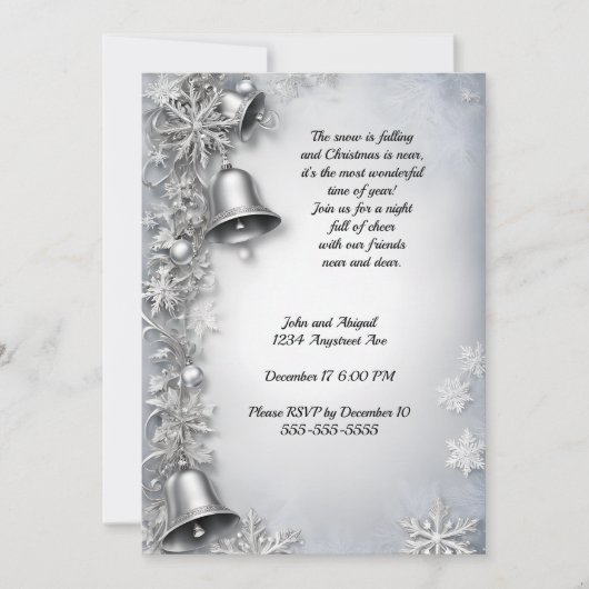 Kerstfeest van Bells Kaart (Voorkant)