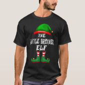 Kerstfeest van de kleine broeder-Elf-familie Pa T-shirt (Voorkant)