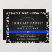 Kerstfeest van de politie kaart (Voorkant / Achterkant)