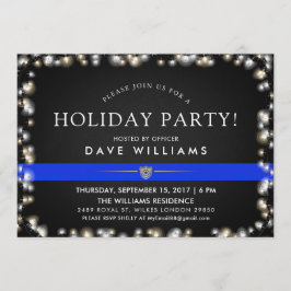 Kerstfeest van de politie kaart