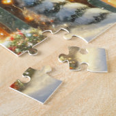 Kerstfeest van Enchanted Winter Village Legpuzzel (Zijkant)