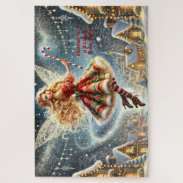 Kerstfeest van Enchanted Winter Village Legpuzzel