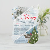 Kerstfeest van het jaar kaart (Staand voorkant)