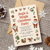 Kerstfeest van Jingel en Mingel  Kaart