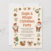 Kerstfeest van Jingel en Mingel  Kaart (Voorkant)