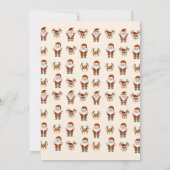 Kerstfeest van Jingel en Mingel  Kaart (Achterkant)