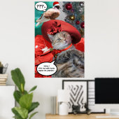 KERSTFEEST VAN PRINSES TATUS KAT POSTER (Thuiskantoor)