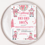 Kerstfeest van Santa Friendsmas Kaart<br><div class="desc">Verspreid de feestvreugde met onze aanpasbare kerstprintbare uitnodiging,  perfect voor het verzamelen van vrienden en familie voor een feestelijk feest. Met elegante design en eenvoudig te bewerken tekst zet deze uitnodiging de toon voor een vrolijk vakantieseizoen. 39SE A</div>