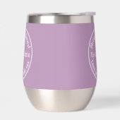 Kerstfeest van Santa Gepersonaliseerde Paarse Lila (Links)