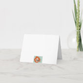 kerstfeest vanuit de lucht feestdagen kaart (Achterkant)