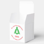 Kerstfeest Verpakkingsdozen Bedankdoosjes (Geopend)