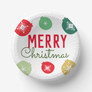 Kerstfeest Versiering Sneeuwvlokken Ornament    Papieren Kommen