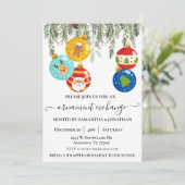 Kerstfeest Versiering Uitwisseling Kaart (Staand voorkant)