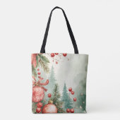 Kerstfeest Vibe Waterverf Tas (Achterkant)