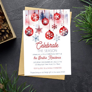 Kerstfeest vieren het seizoen kaart