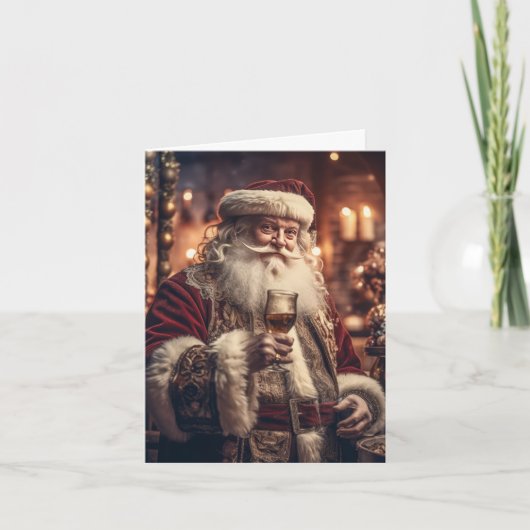 Kerstfeest vieren kaart (Voorkant)