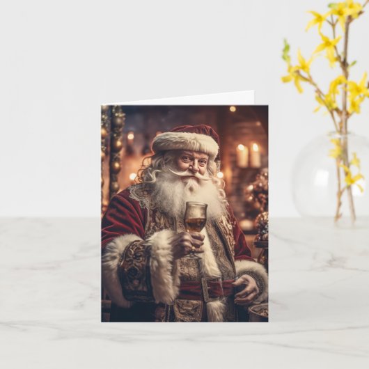 Kerstfeest vieren kaart (Gele Bloem)