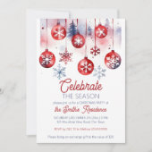 Kerstfeest viert het seizoen kaart (Voorkant)