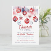 Kerstfeest viert het seizoen kaart (Staand voorkant)