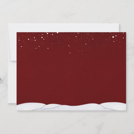 Kerstfeest Vintage auto Kaart (Achterkant)