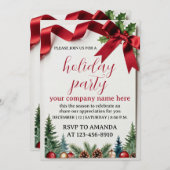 Kerstfeest voor collega's kaart (Voorkant / Achterkant)